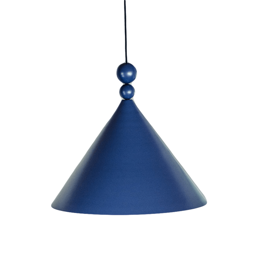 KONKO indigo pendant lamp - Eye on Design