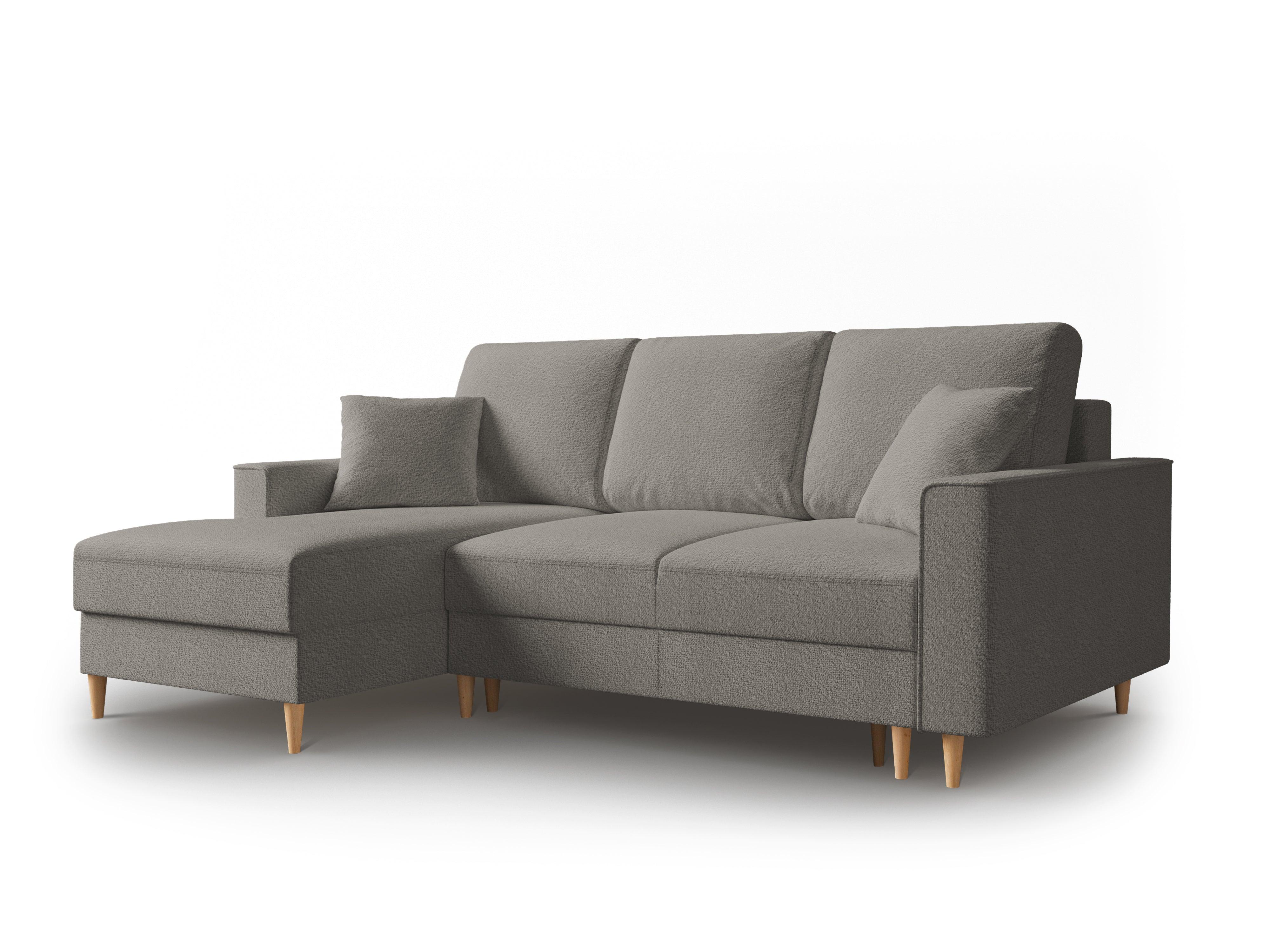 Boucle Left Corner Sofa With Bed Function And Box, "Cartadera", 4 Seats, 225x147x90
Made in Europe, Mazzini Sofas, Eye on Design