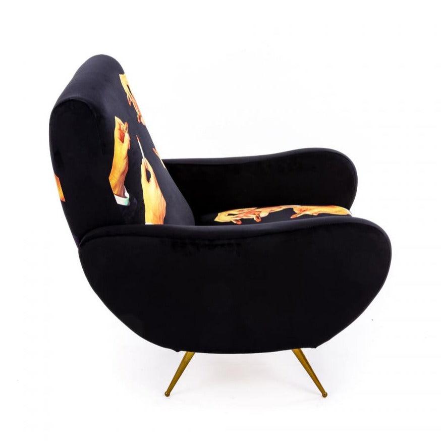 LIPSTICKS armchair black - Eye on Design