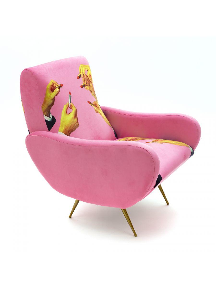 LIPSTICKS armchair pink - Eye on Design