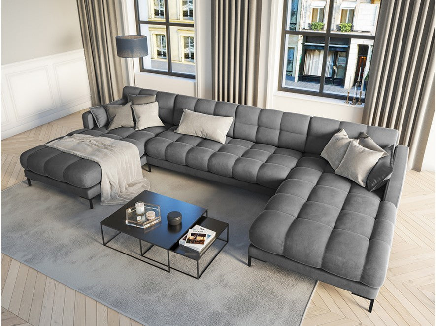 Sofa for commercial space of light gray