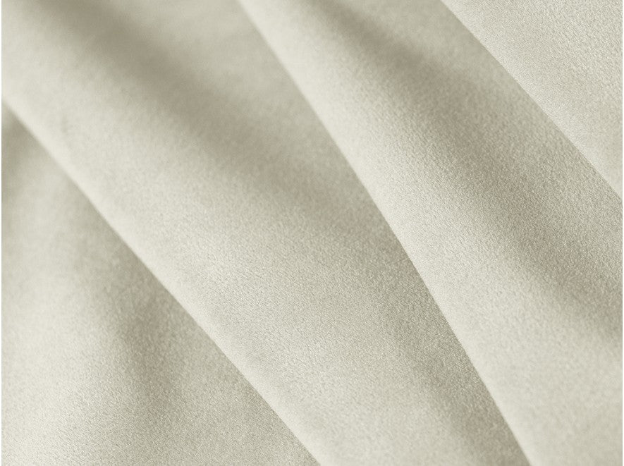 Velvet light beige fabric