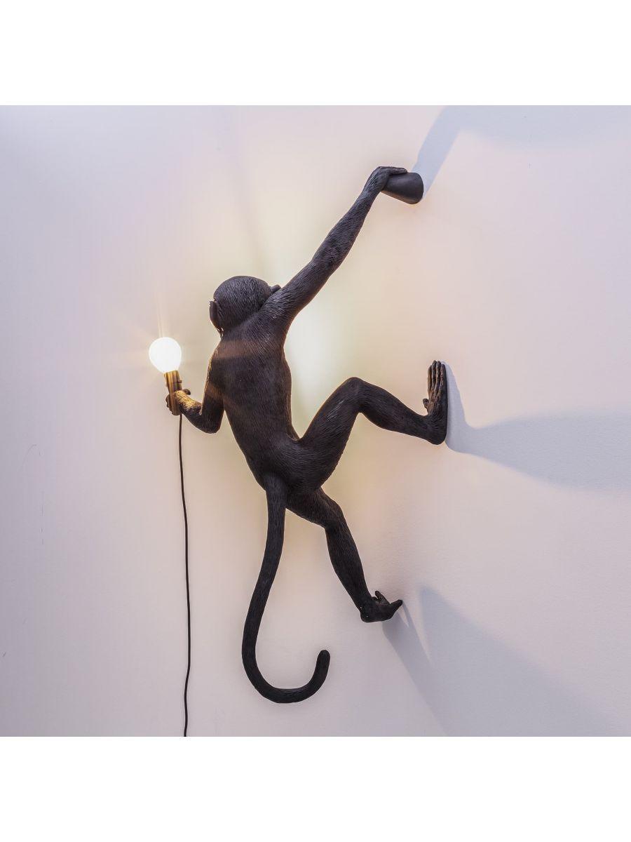 MONKEY HANGING wall lamp - RIGHT black - Eye on Design