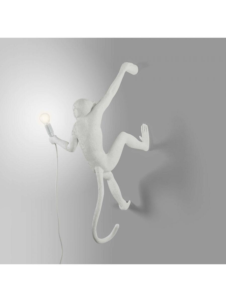 MONKEY HANGING wall lamp - RIGHT white - Eye on Design