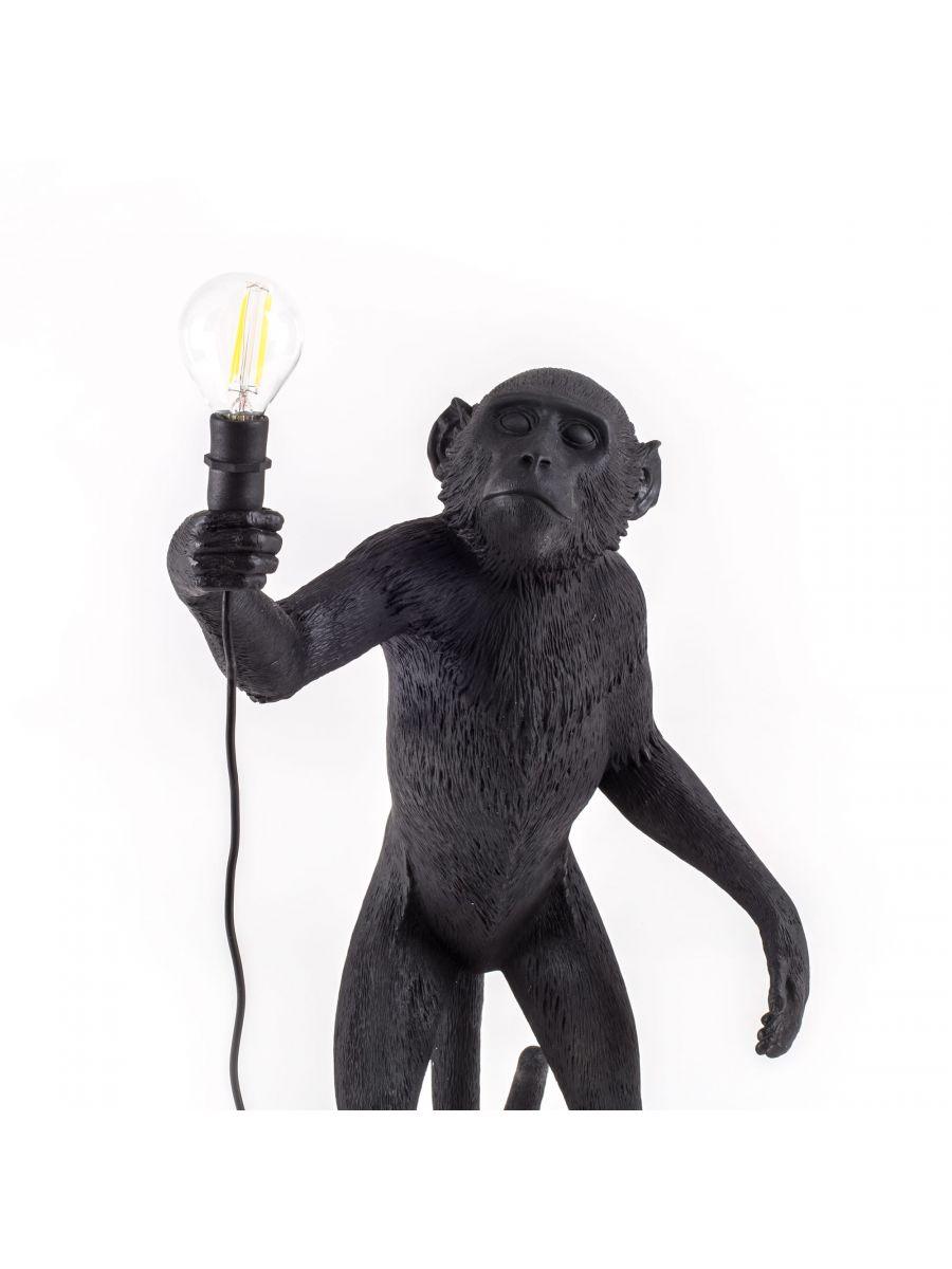 MONKEY STANDING lamp black - Eye on Design