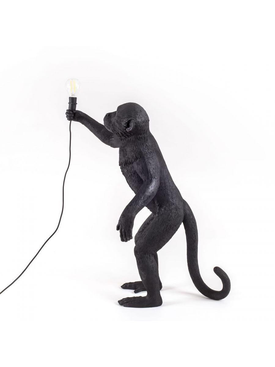 MONKEY STANDING lamp black - Eye on Design