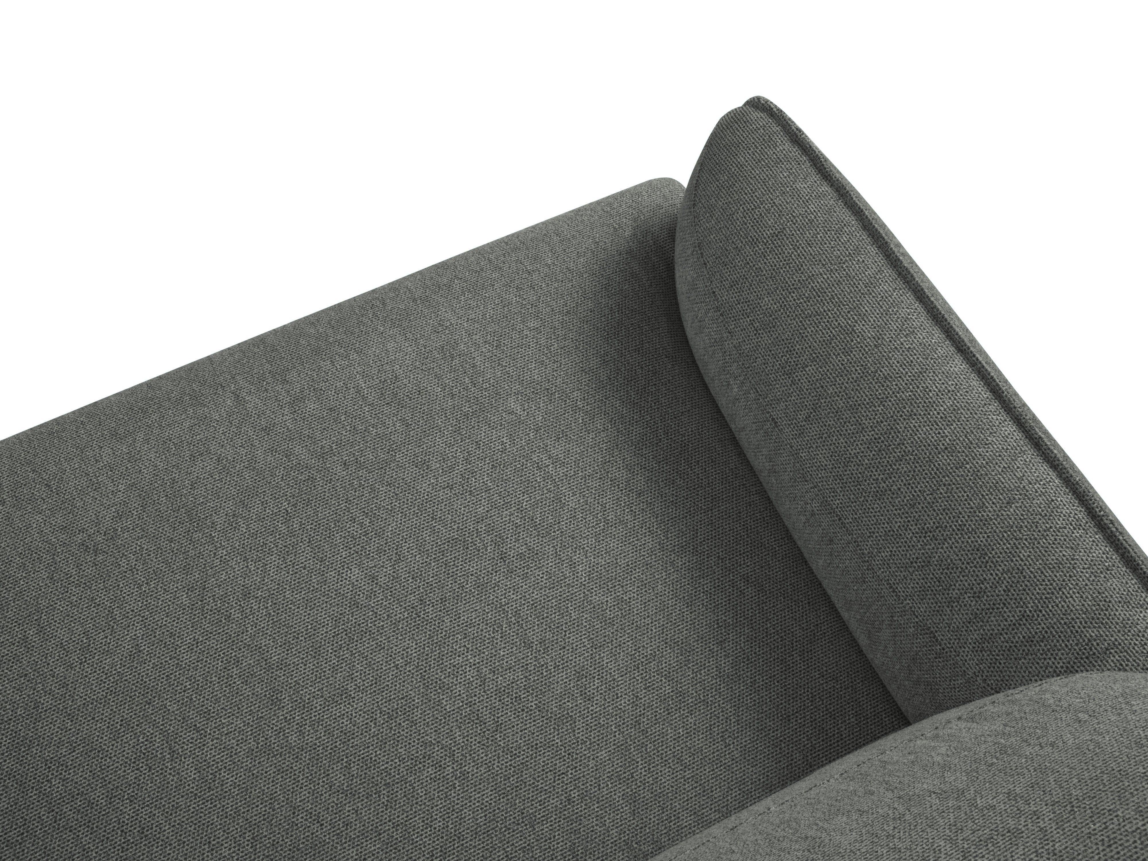 Armchair, "Neso", 1 Seat, 88x90x76
 ,Grey,Black Metal, Windsor & Co, Eye on Design