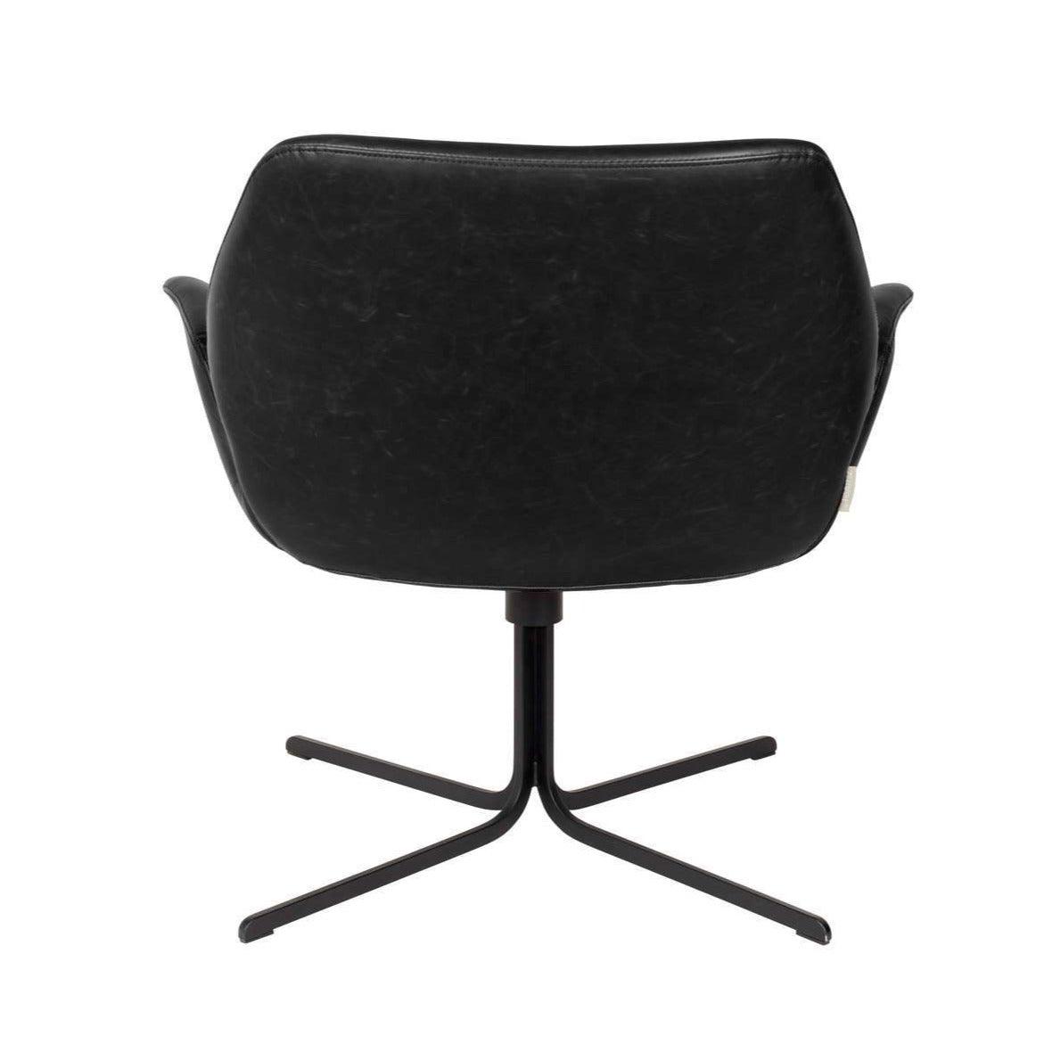 NIKKI lounge chair black - Eye on Design