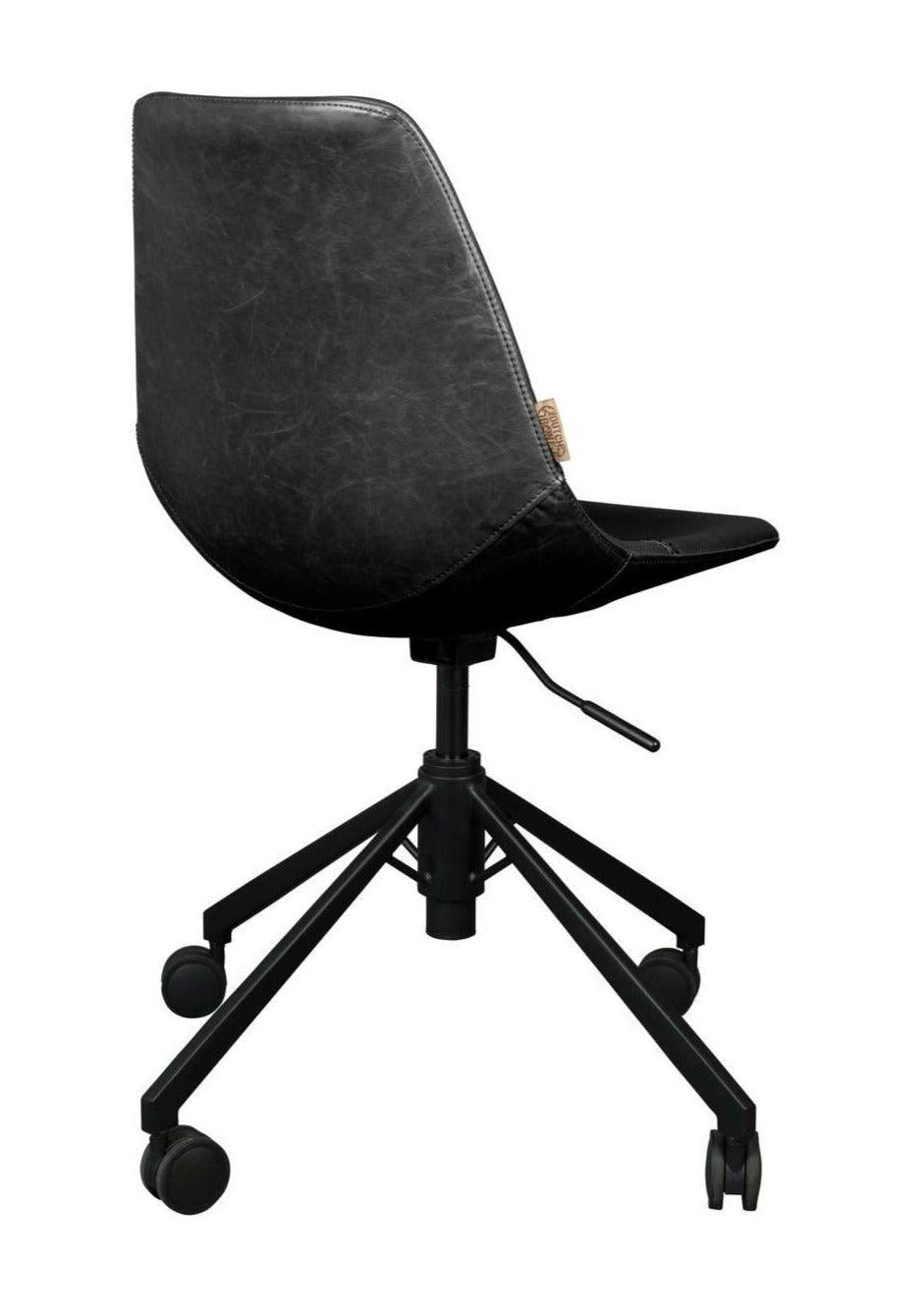 Office chair FRANKY eco leather black, Dutchbone, Eye on Design