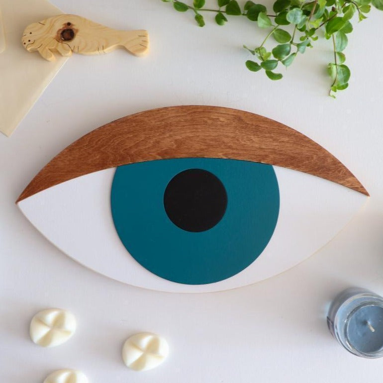TURKISH 3D eye wall decoration with lid, Na_ha_ku, Eye on Design