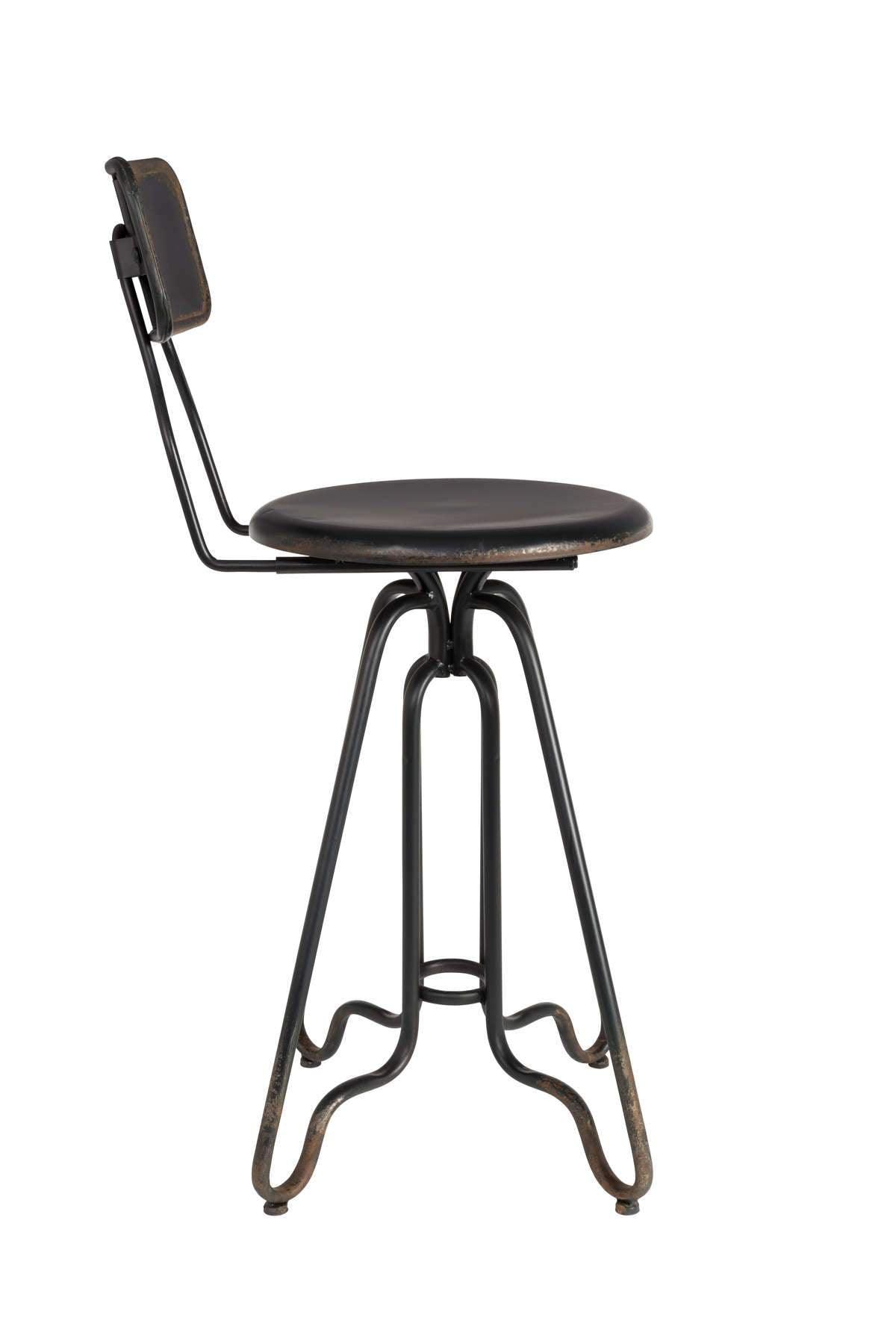 OVID bar stool black - Eye on Design