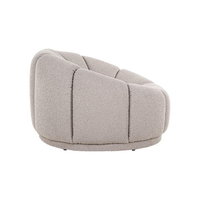 PALERMO pouffe taupe boucle - Eye on Design