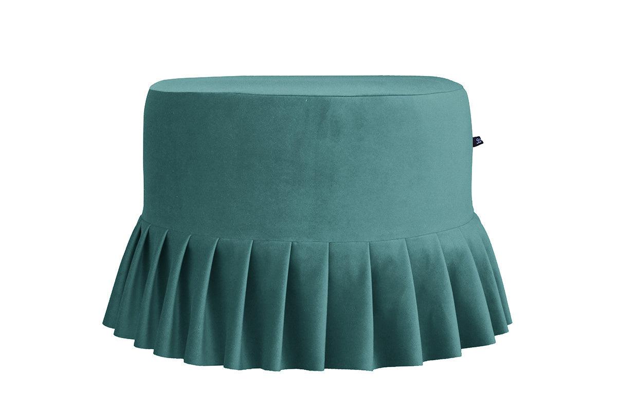 Pleated pouffe LOLITA maritime - Eye on Design