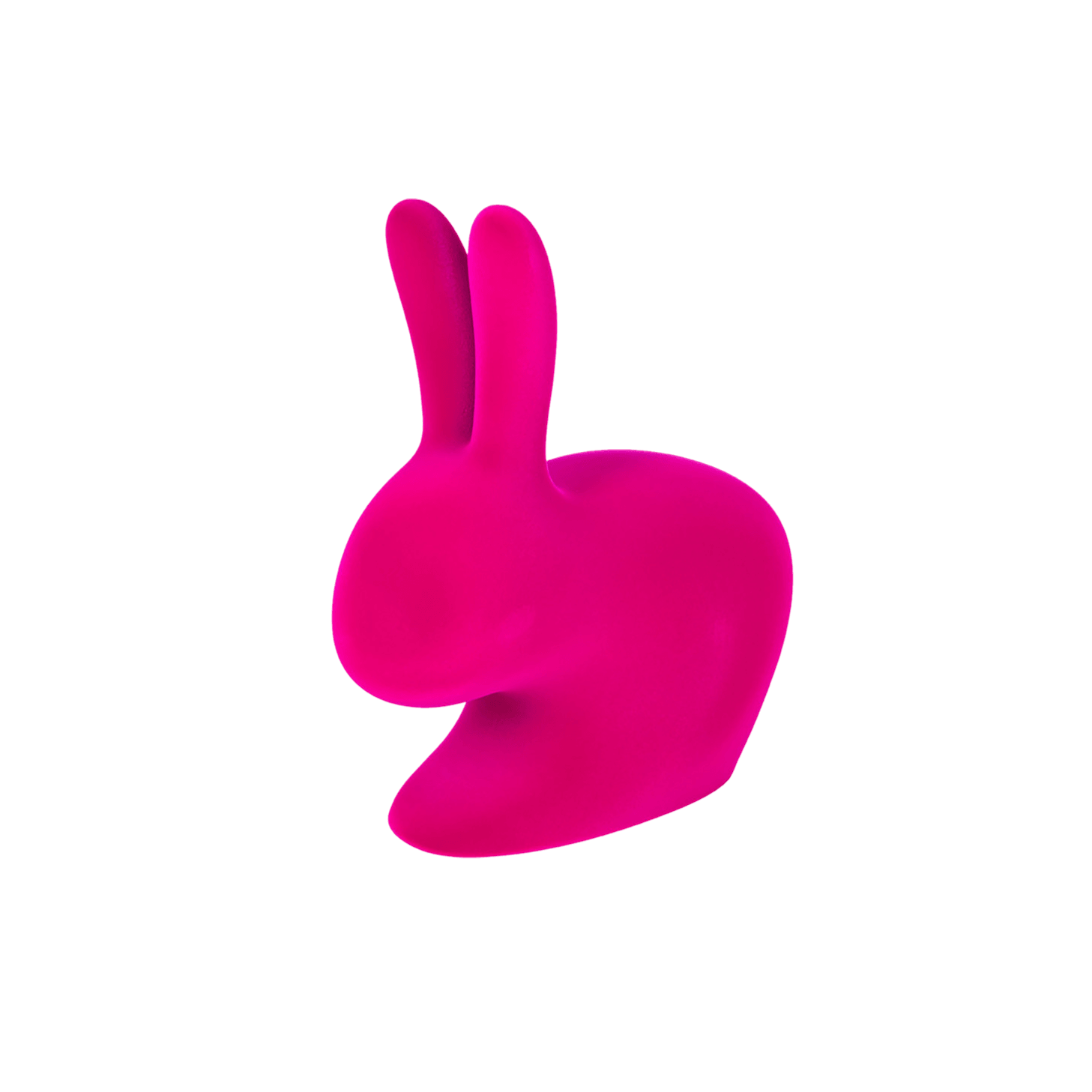 Podpórka do książek RABBIT VELVET fuksja Qeeboo    Eye on Design