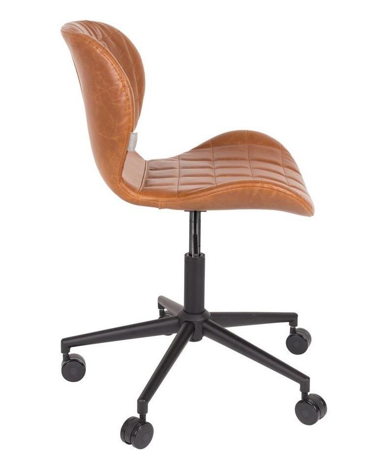 OMG office chair brown eco leather, Zuiver, Eye on Design