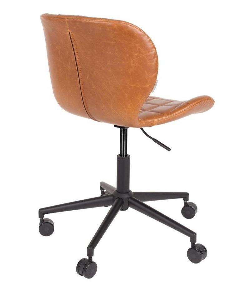 OMG office chair brown eco leather, Zuiver, Eye on Design