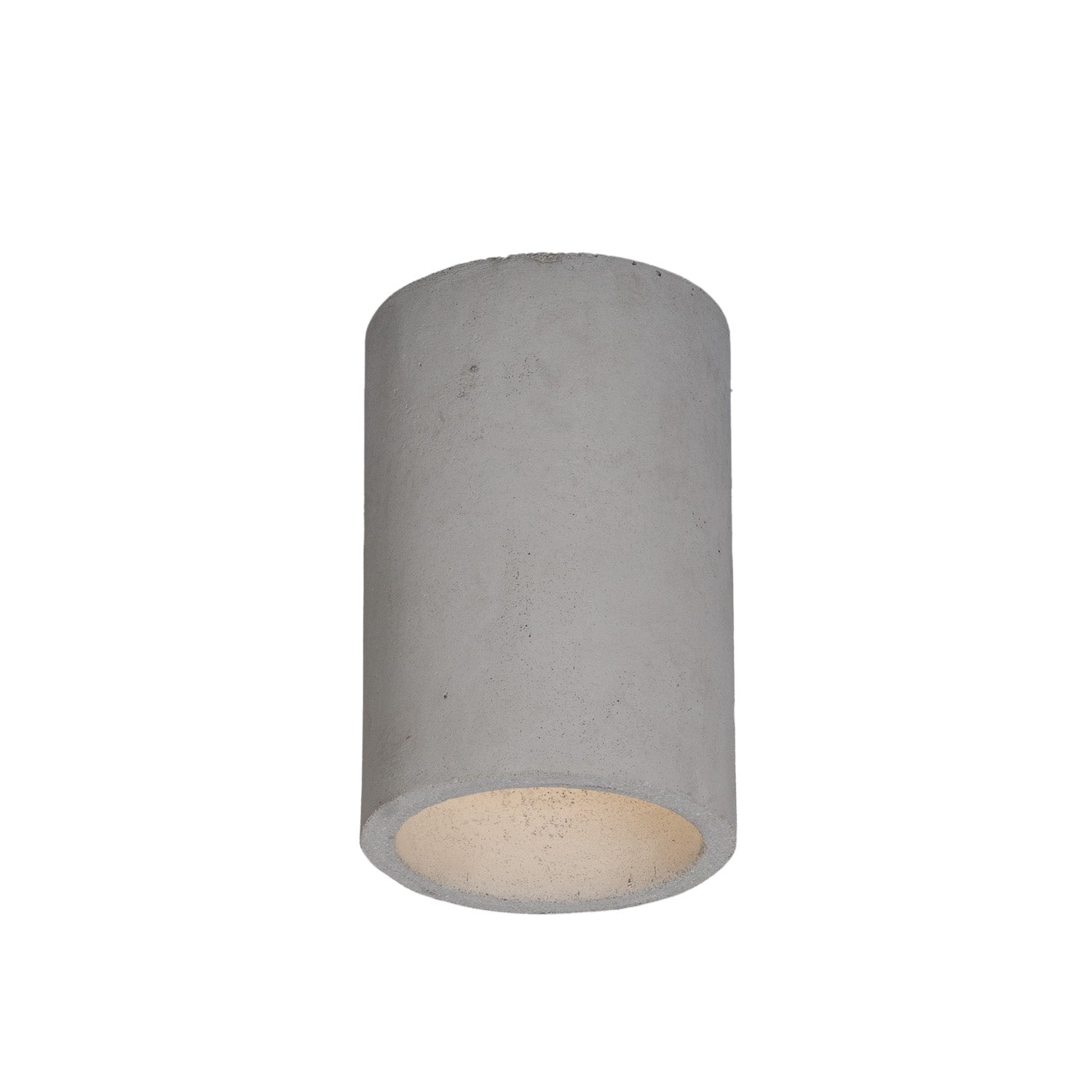 The pound ceiling is a unique lighting that will fit into every loft and industrial interior. Made entirely of concrete, it presents a raw form that has practical and decorative functions. The small height means that no room will be overwhelmed by its presence. It will create a cozy glow both after placing it in the bathroom just in front of the mirror, as well as above the kitchen island.