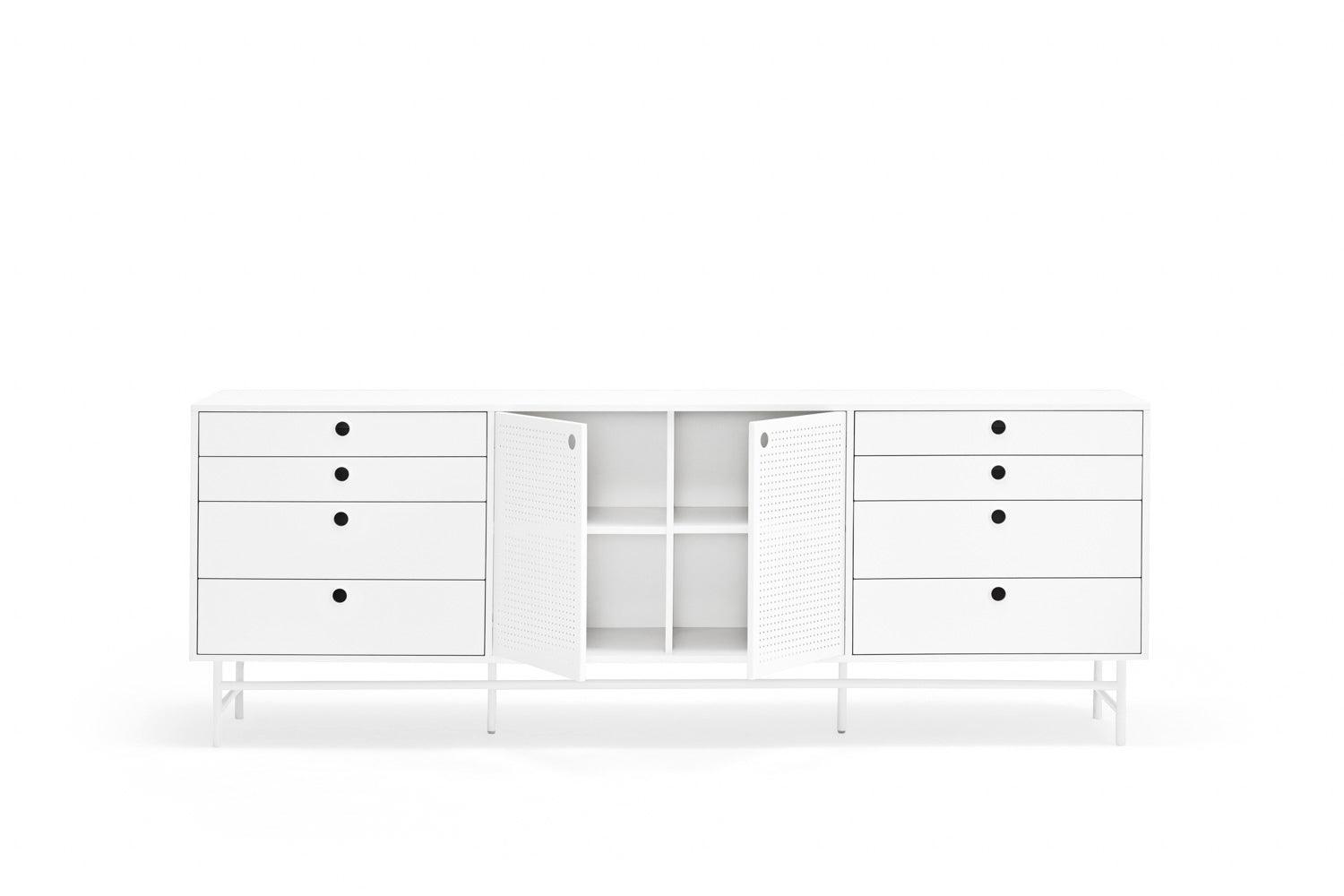 PUNTO low chest of drawers white - Eye on Design