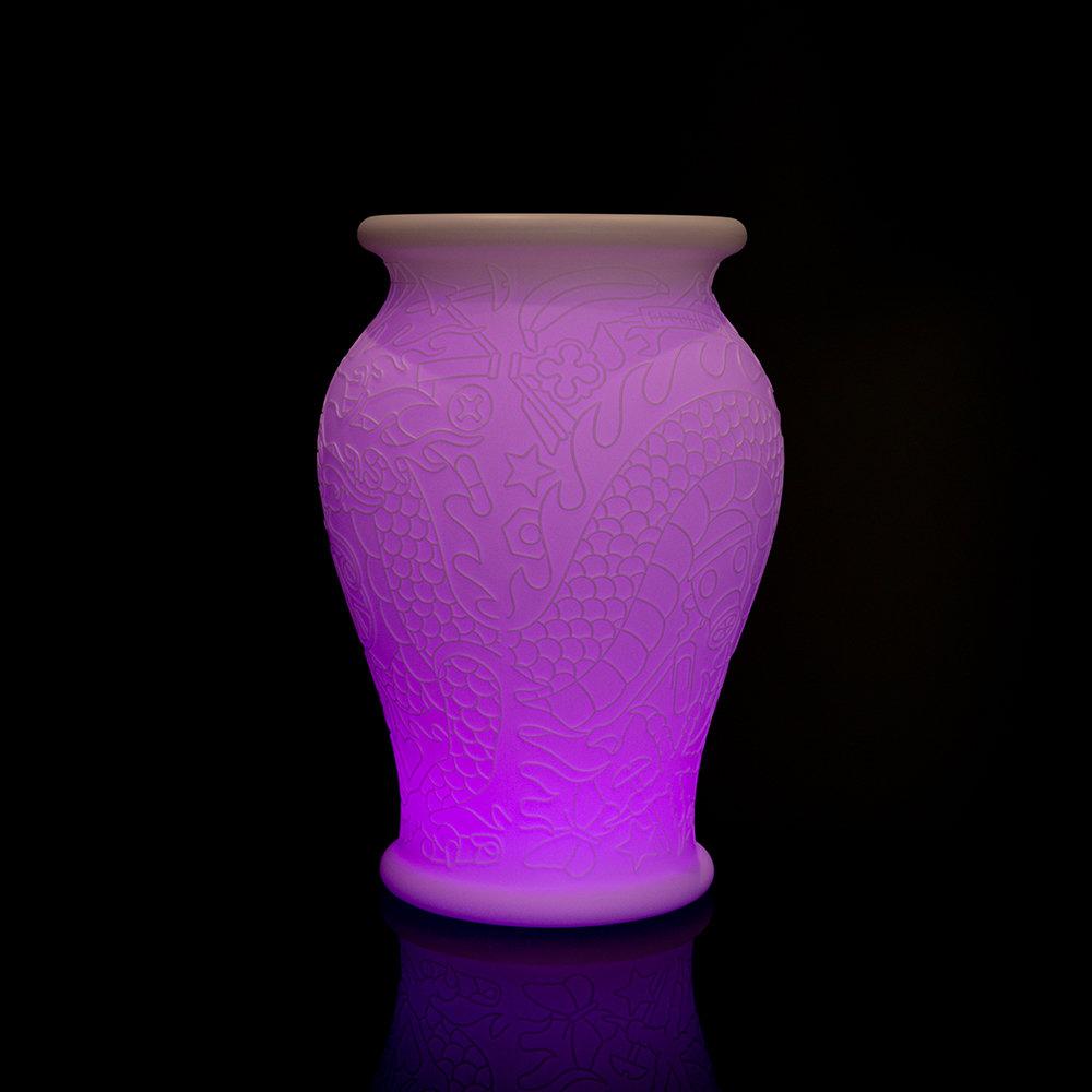 MING LED flowerpot white, QeeBoo, Eye on Design