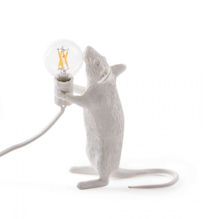 MOUSE STEP Lampe weiß