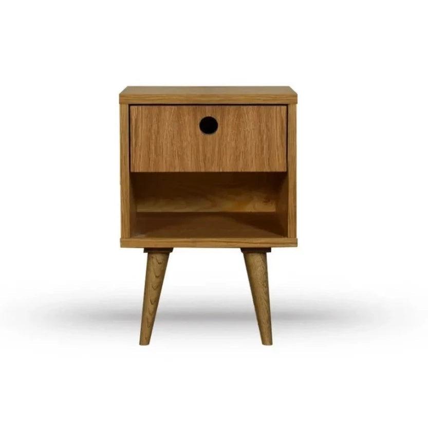 RETRO bedside cabinet oak wood - Eye on Design