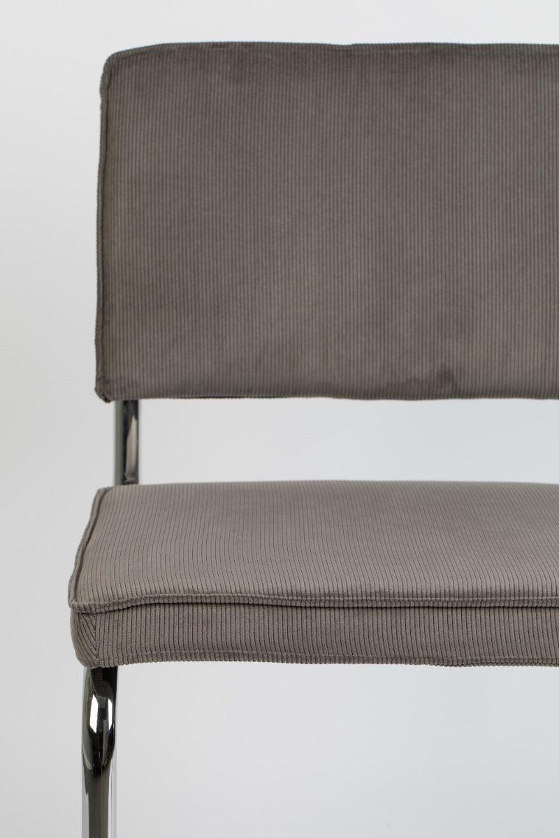 RIDGE RIB chair dark grey, Zuiver, Eye on Design