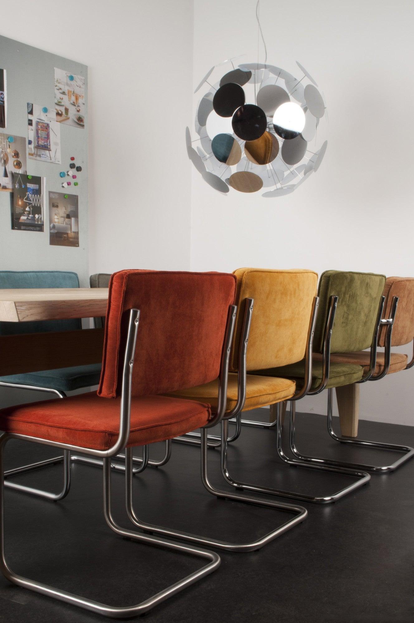 RIDGE RIB chair green - Eye on Design