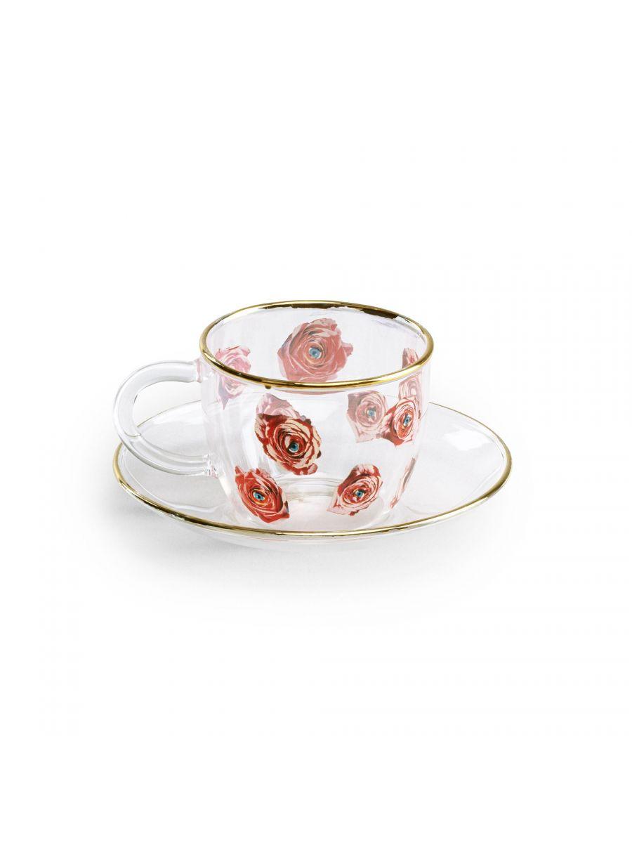 ROSES glass cup - Eye on Design