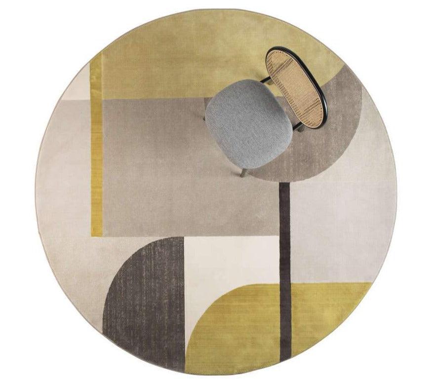 Round rug HILTON yellow - 240 cm, Zuiver, Eye on Design