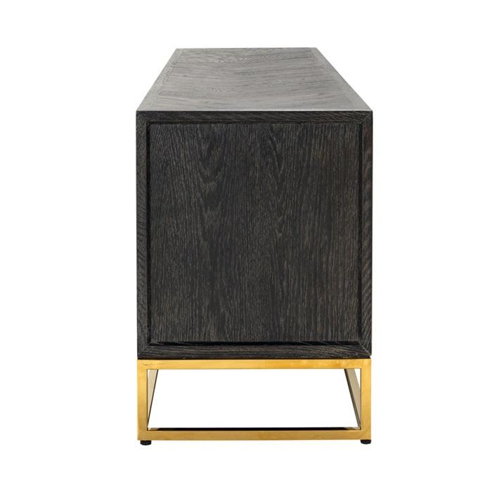 RTV cabinet BLACKBONE gold - Eye on Design