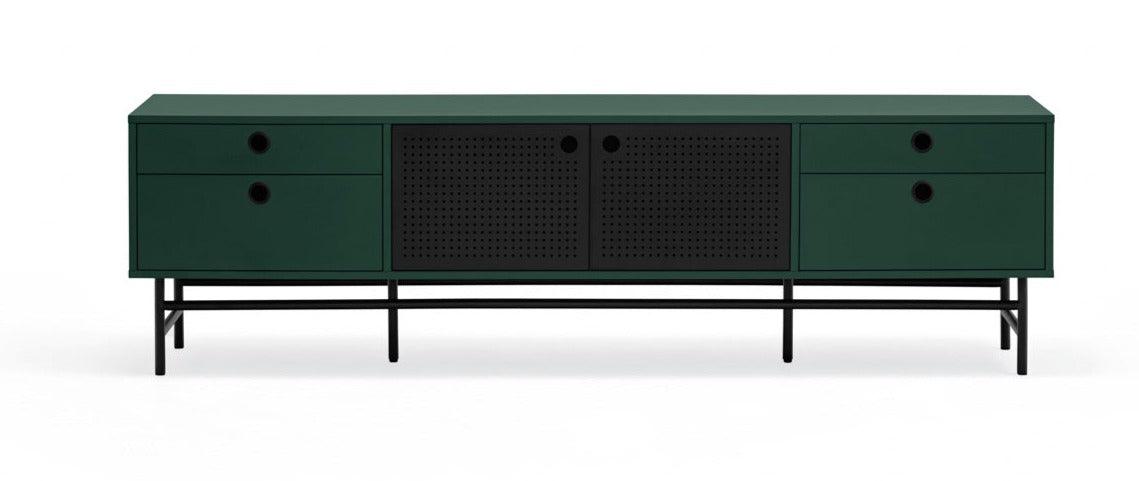 RTV cabinet PUNTO dark green - Eye on Design