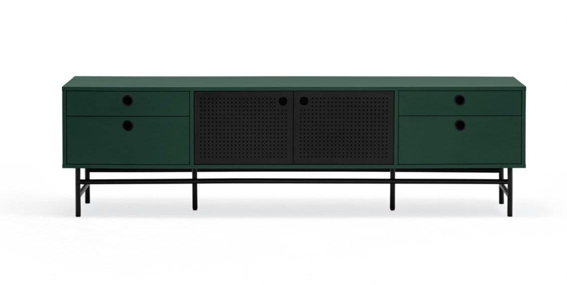 RTV cabinet PUNTO dark green - Eye on Design