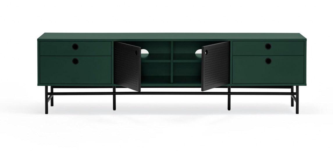 RTV cabinet PUNTO dark green - Eye on Design