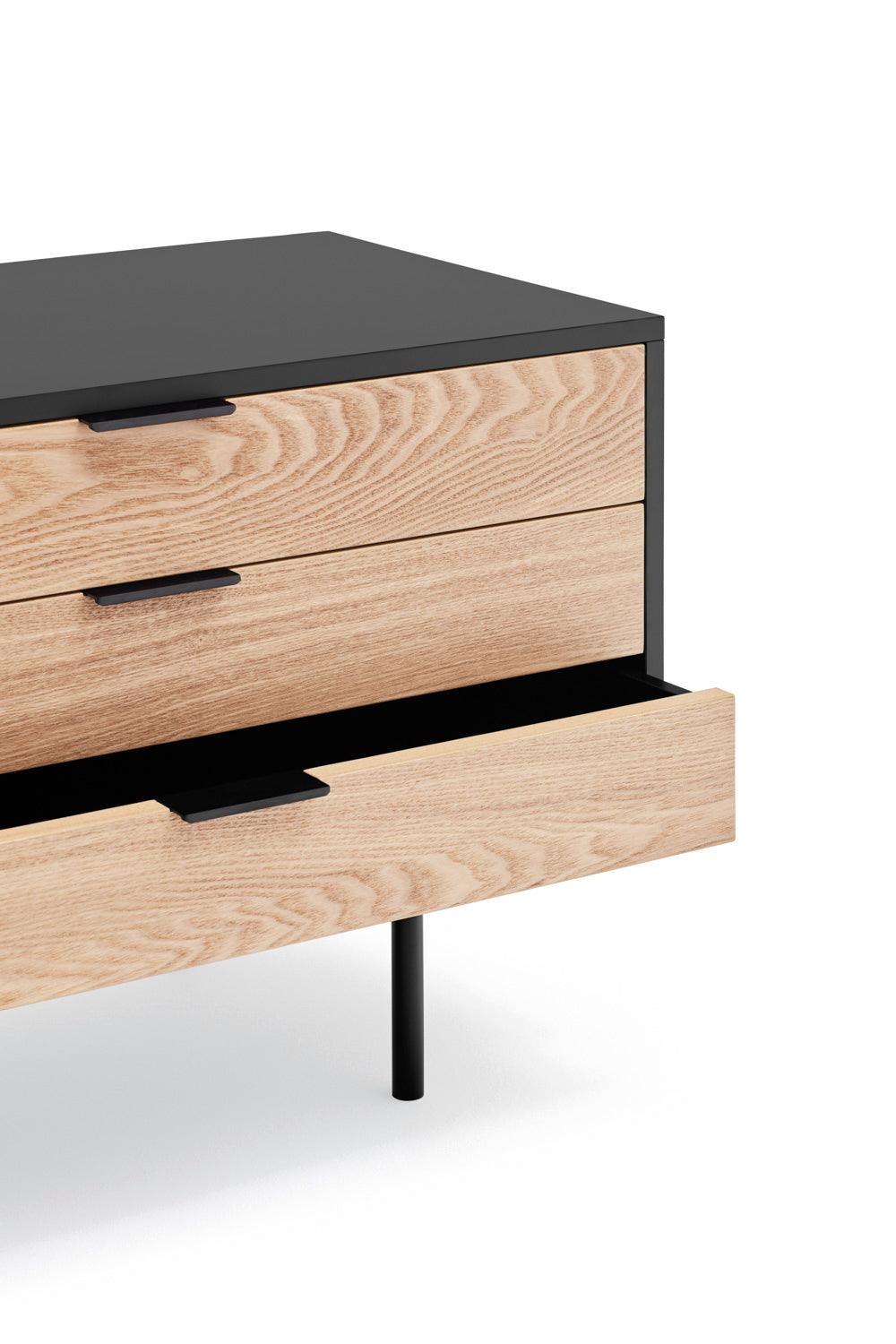 RTV cabinet SIERRA 2D black - Eye on Design