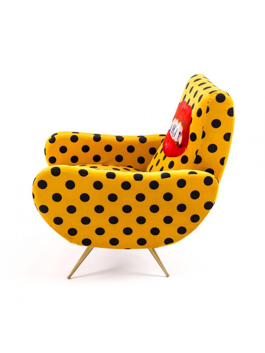 SHIT armchair yellow - Eye on Design