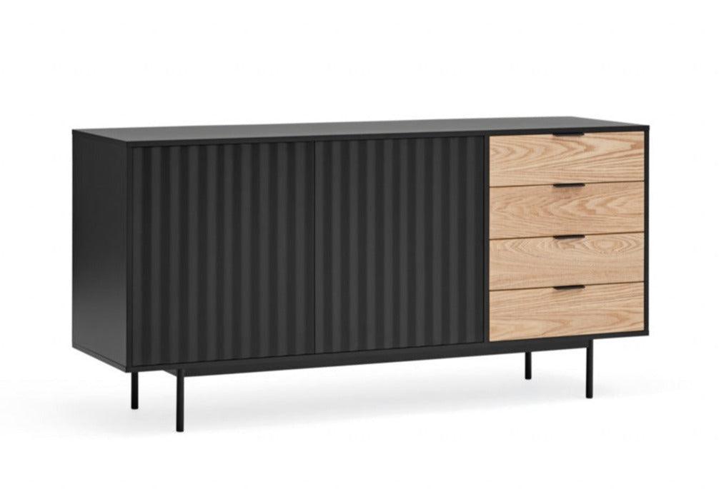 SIERRA 2D chest of drawers black - Eye on Design