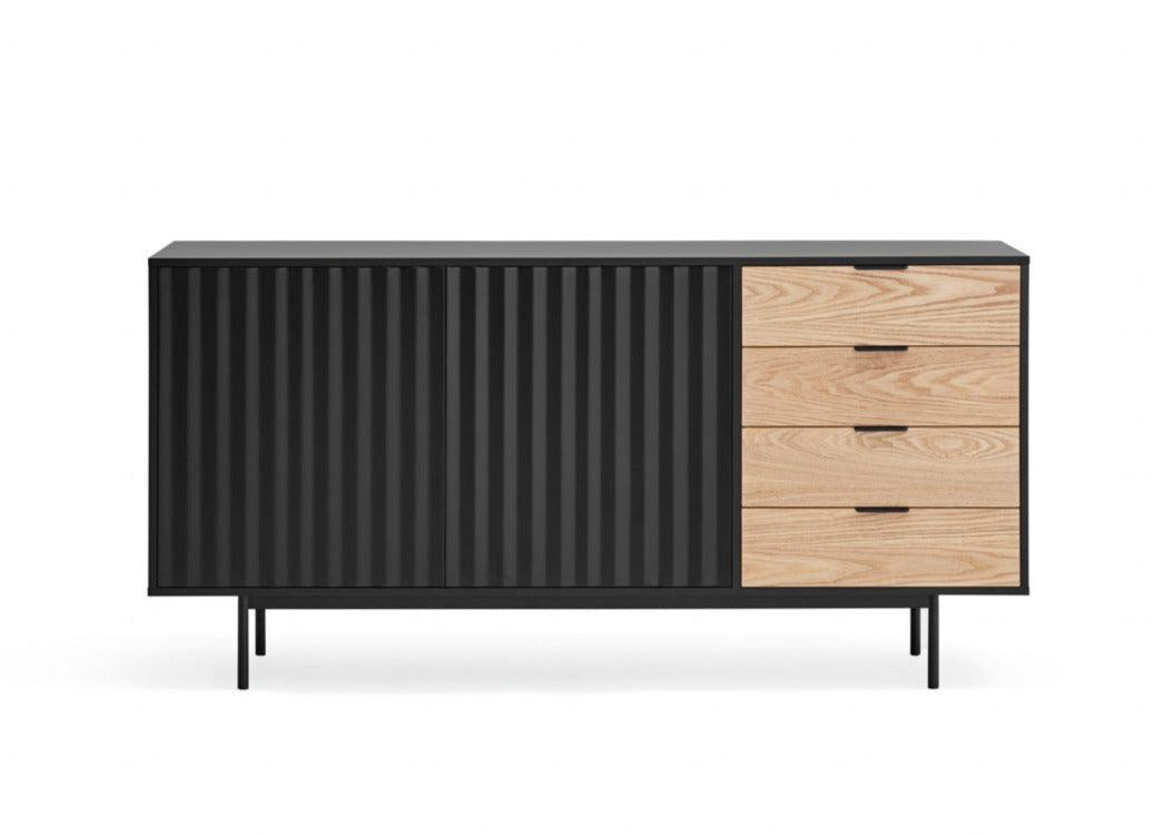 SIERRA 2D chest of drawers black - Eye on Design