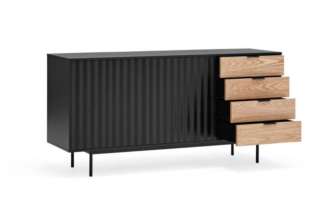 SIERRA 2D chest of drawers black - Eye on Design