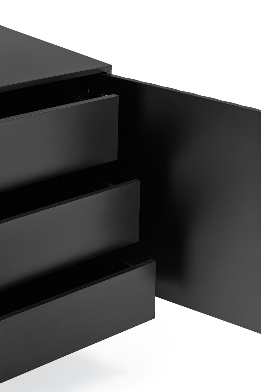 SIERRA chest of drawers black - Eye on Design