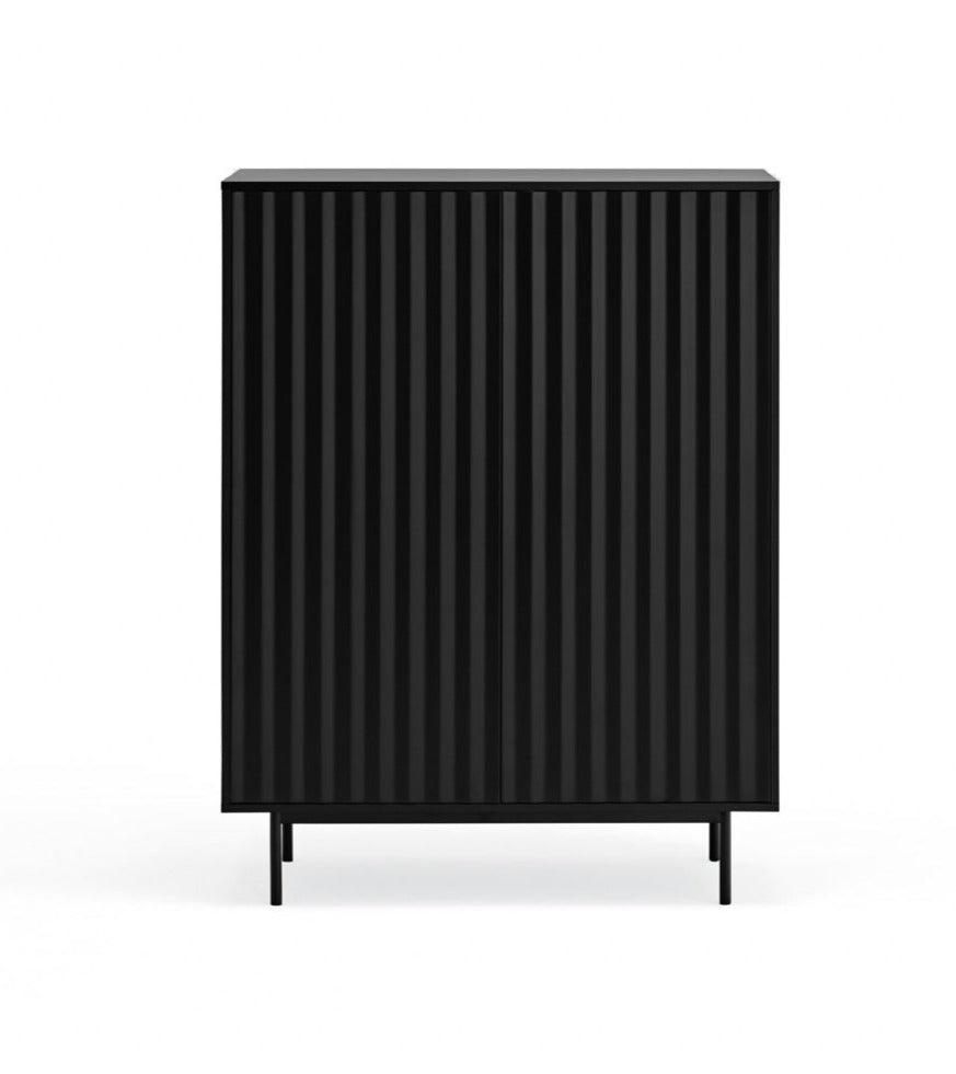 SIERRA high chest of drawers black - Eye on Design