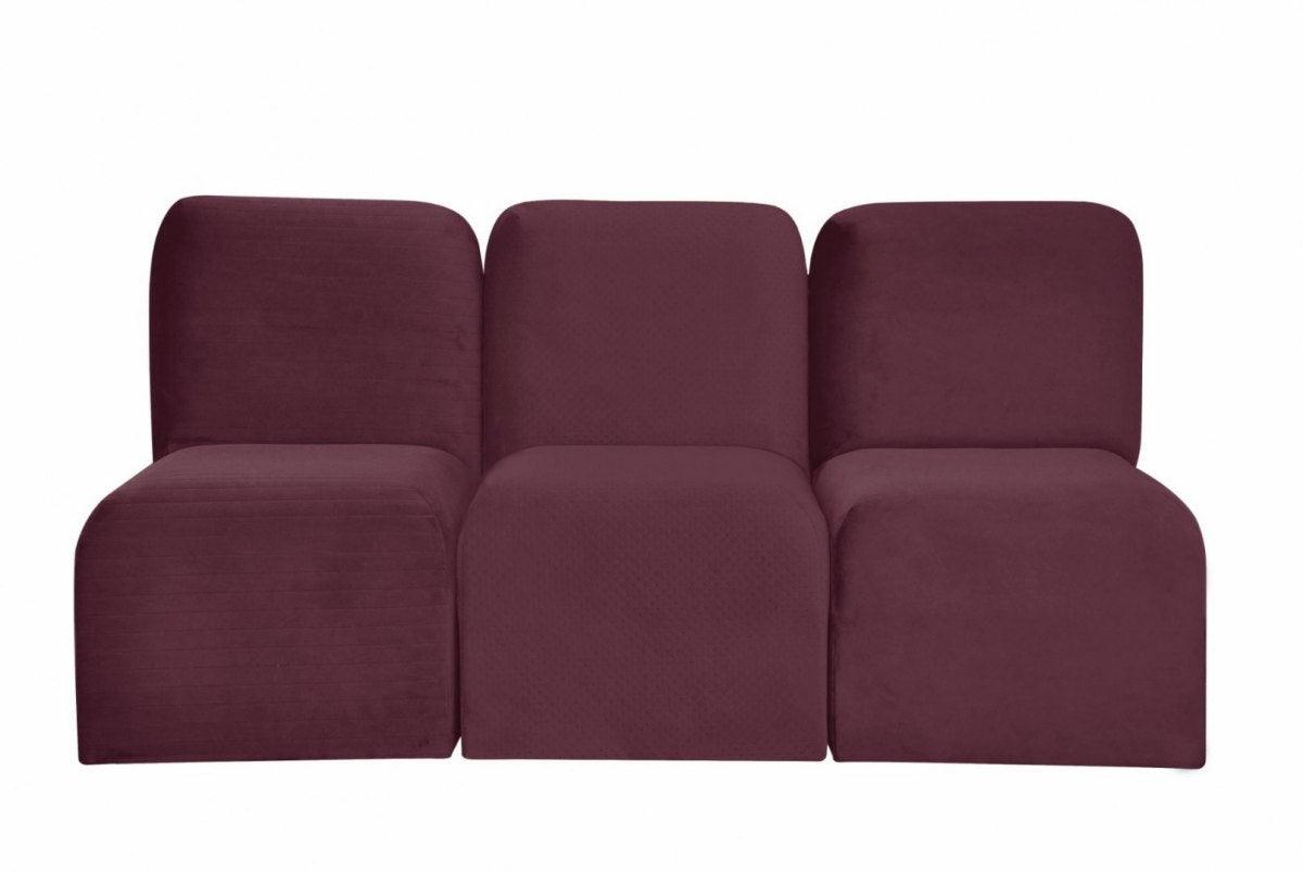 SIME modular sofa maroon - Eye on Design