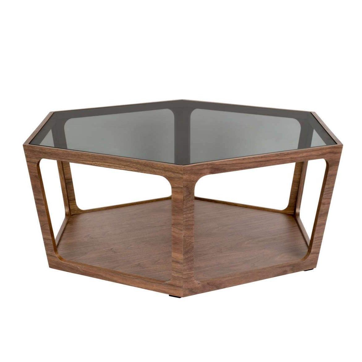 SITA coffee table walnut, Dutchbone, Eye on Design