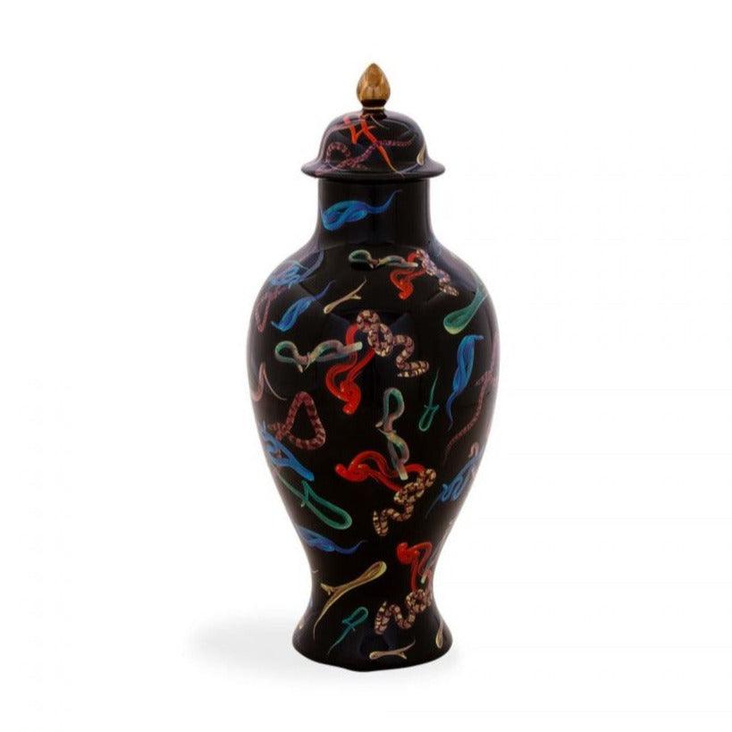 SNAKES vase black - Eye on Design