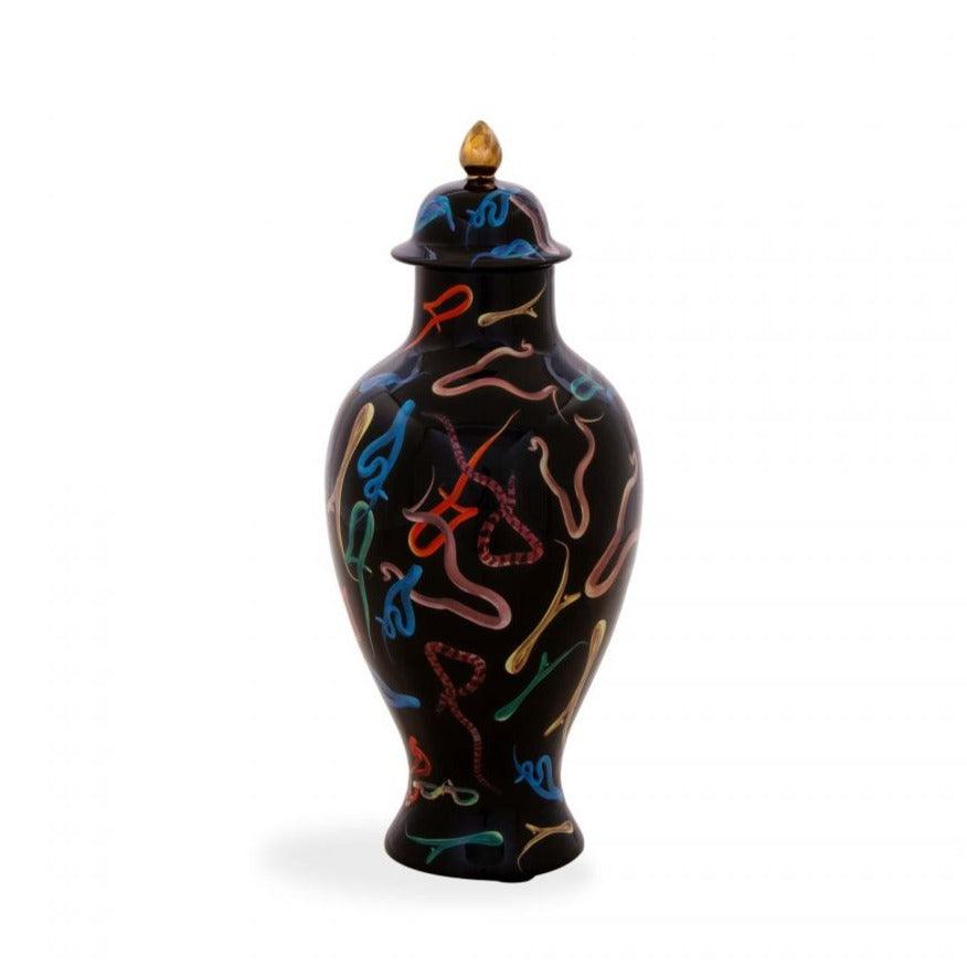 SNAKES vase black - Eye on Design