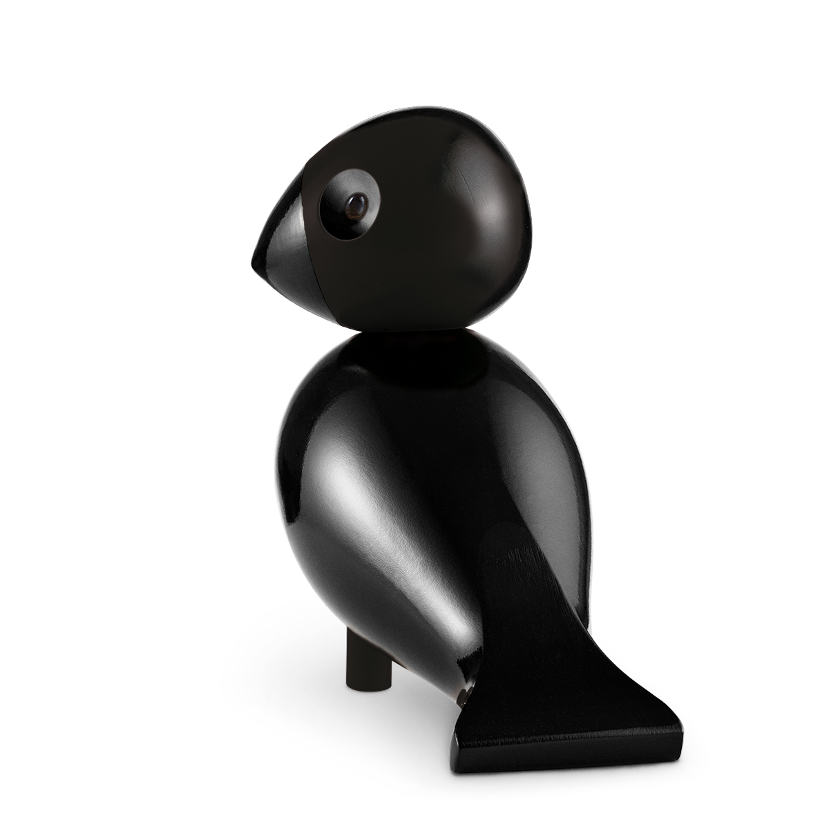 Decorative figurine SONGBIRD RAVEN black