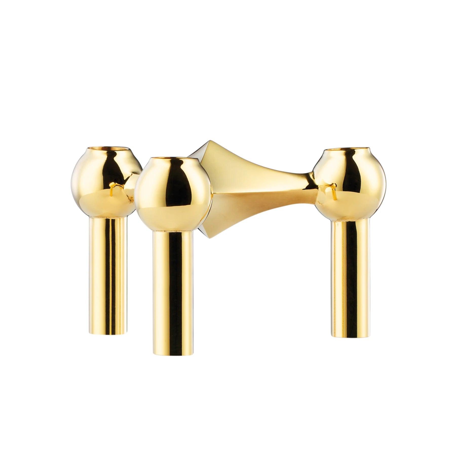 STOFF NAGEL brass candle holder - Eye on Design