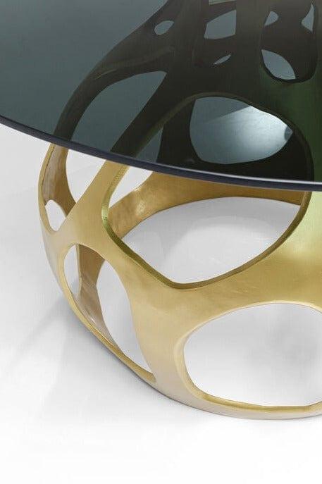 Stół okrągły VOLCANO złoty Kare Design    Eye on Design