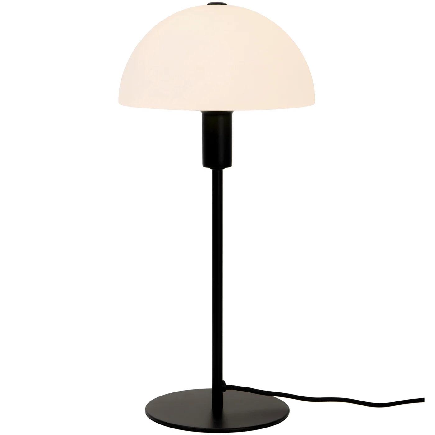 Table lamp ELLEN black with glass diffuser - Eye on Design