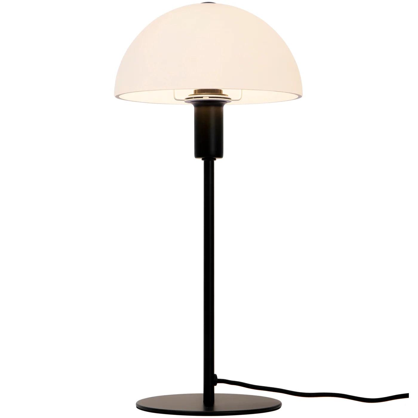 Table lamp ELLEN black with glass diffuser - Eye on Design