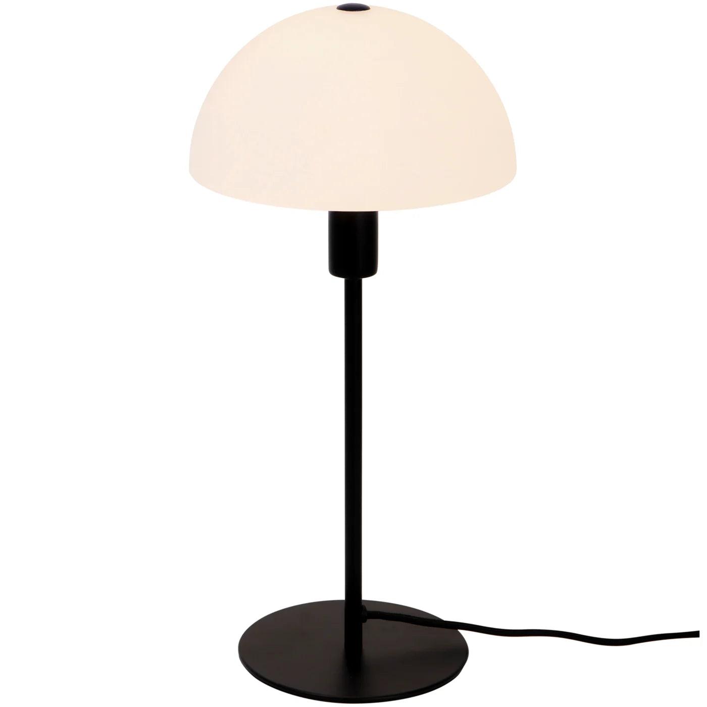 Table lamp ELLEN black with glass diffuser - Eye on Design